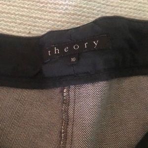 Theory flare denim